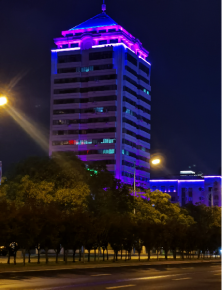 威海衞生大(da)廈亱景亮化(hua)